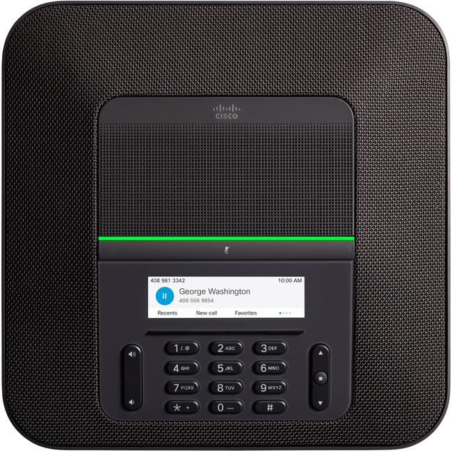 Cisco 8832 IP conference phone in charcoal