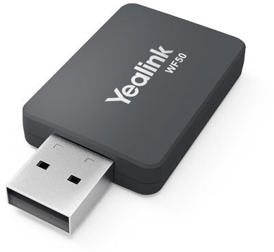 WF50(V1): Yealink WiFi USB Dongle Dual Band - for use with T42U/T43U/T46U/T48U/T53