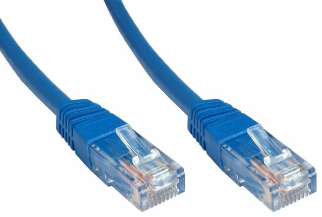 Cat5e Cable 0.5 Meters in Blue