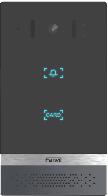 Fanvil i61 Single Touch Sensitive Button Video Intercom with RFID Reader - Surface mountable